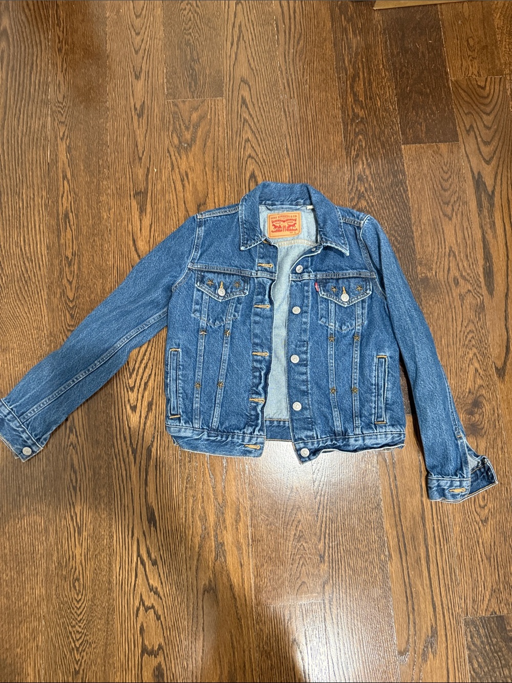 Levi's Blue Classic Denim Trucker Jacket